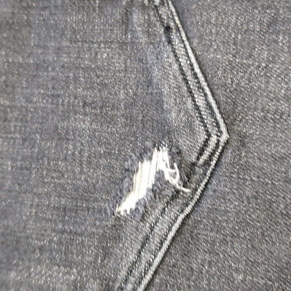 Vervet Audrey Mom High rise Jeans Stretchy Distressed Size 26 Black NEW - Picture 7 of 7